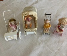 Miniatur-Puppenwagen Sammlung Vintage