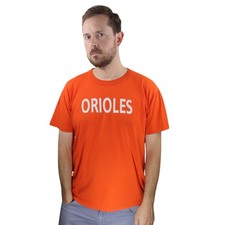 Baltimore Orioles Vintage 90s T Shirt Mens Large Orange USA Made Tee
