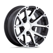 HELO HE826 Rim 14X6 5X114.3 Offset -6 Matte Black Machined (Quantity of 1)