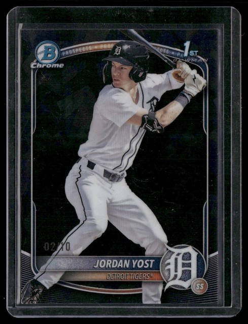 2025 Bowman Draft Sapphire Jordan Yost Black Sapphire #/10