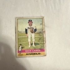 Topps 1976 Dick Lange #176 California Angels MLB Baseball Trading Card