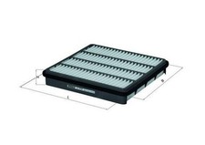 MAHLE LX 2750 Filtre à air pour TOYOTA LAND CRUISER (VDJ20, UZJ20)