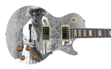 Taylor Swift Autographed Signed Electric LP Photo Folklore Guitar ACOA