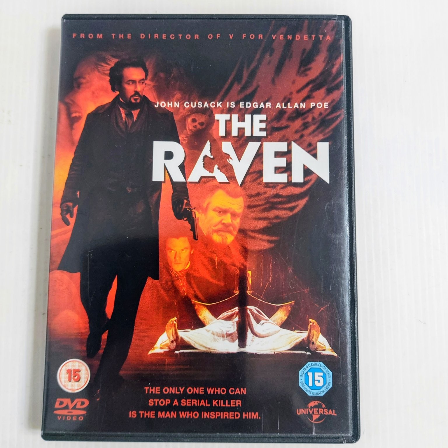 The Raven DVD 2012 Widescreen John Cusack James McTeigue Gothic Thriller