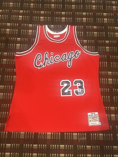 Mitchell & Ness Authentic Michael Jordan Rookie Bulls Road Jersey Sz XXL 52 Mint