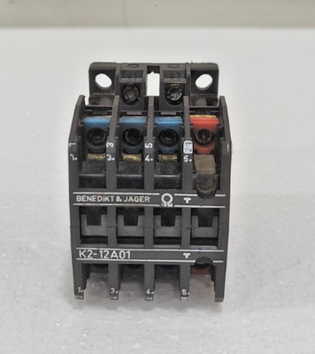 Benedikt & Jager K2-12A01 Contactor 5.5kW 3-400V 50Hz 220-240V Coil