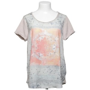 Lieblingsstück, Top, Größe: XL, Beige/Mehrfarbig, Baumwolle/Polyester #dPF