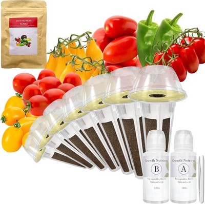 Red Strawberry and Cranberry Seed Combo Pack, Compatible (7-Cell Tray)