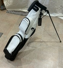 Vessel Pencil Stand Bag White Amazing Condition Golf Sunday Single Strap Leather