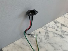 REEBOK Z9 RUN TREADMILL POWER LEAD INPUT SOCKET - NEW