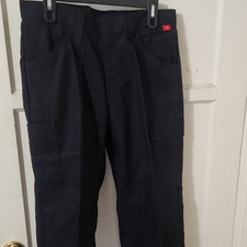 Bulwark Flame Resistant Work Pants Navy 32 QP14NV2