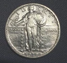 1918 Denver  Standing Liberty Quarter 25C Choice  AU-UNC Details stron strike