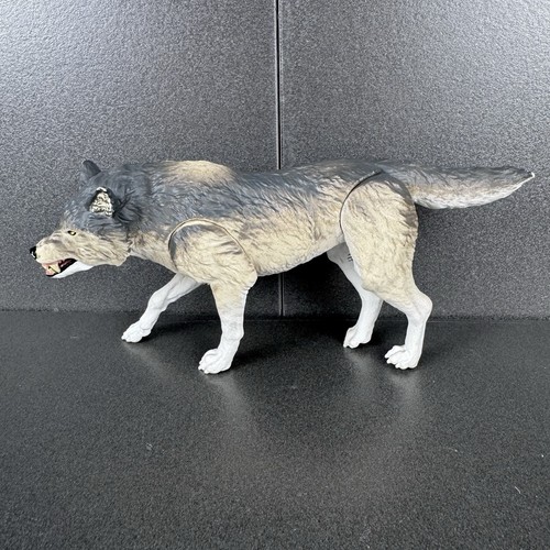 2019 Jumanji Wolf Actionfigur Realistic Articulated Jaw Lanard 1409WH - Bild 3 von 16