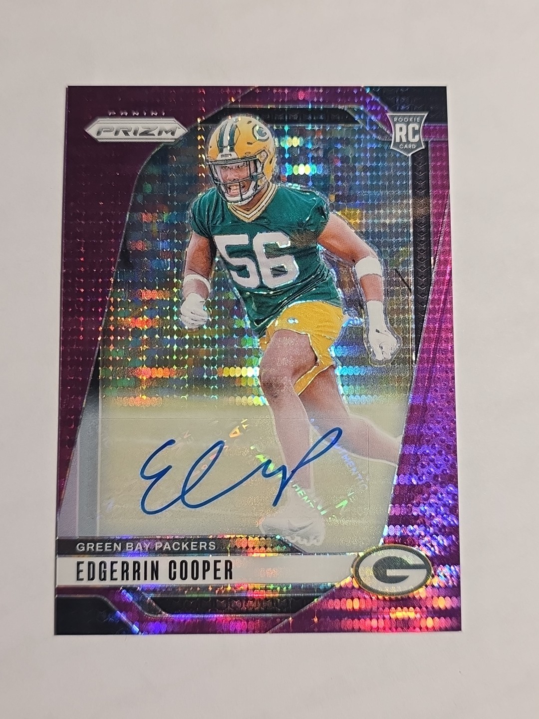 2024 Prizm Edgerrin Cooper #331 Auto Purple Pulsar Prizm