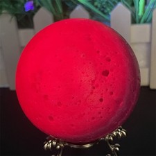 1.3LB 2.8"  Ruby Sphere Ball Crystal Quartz Energy Decor Reiki Healing
