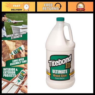 Ultimate Wood Glue 1-Gallon, Waterproof, Strong Bond, Ideal for Crafts & Repairs