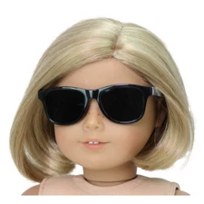Black Wayfarer Style Doll Sunglasses 18" Doll Clothes for American Girl Dolls