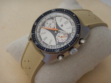 70 MASSIF CHRONO LIP Ø40 RALLYE SKIN DIVER PLONGÉE VALJOUX 7734 LUNETTE BAKELITE