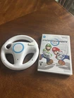 New ListingMario Kart Wii & OEM Steering Wheel Bundle (Nintendo Wii, 2008) Tested & Working