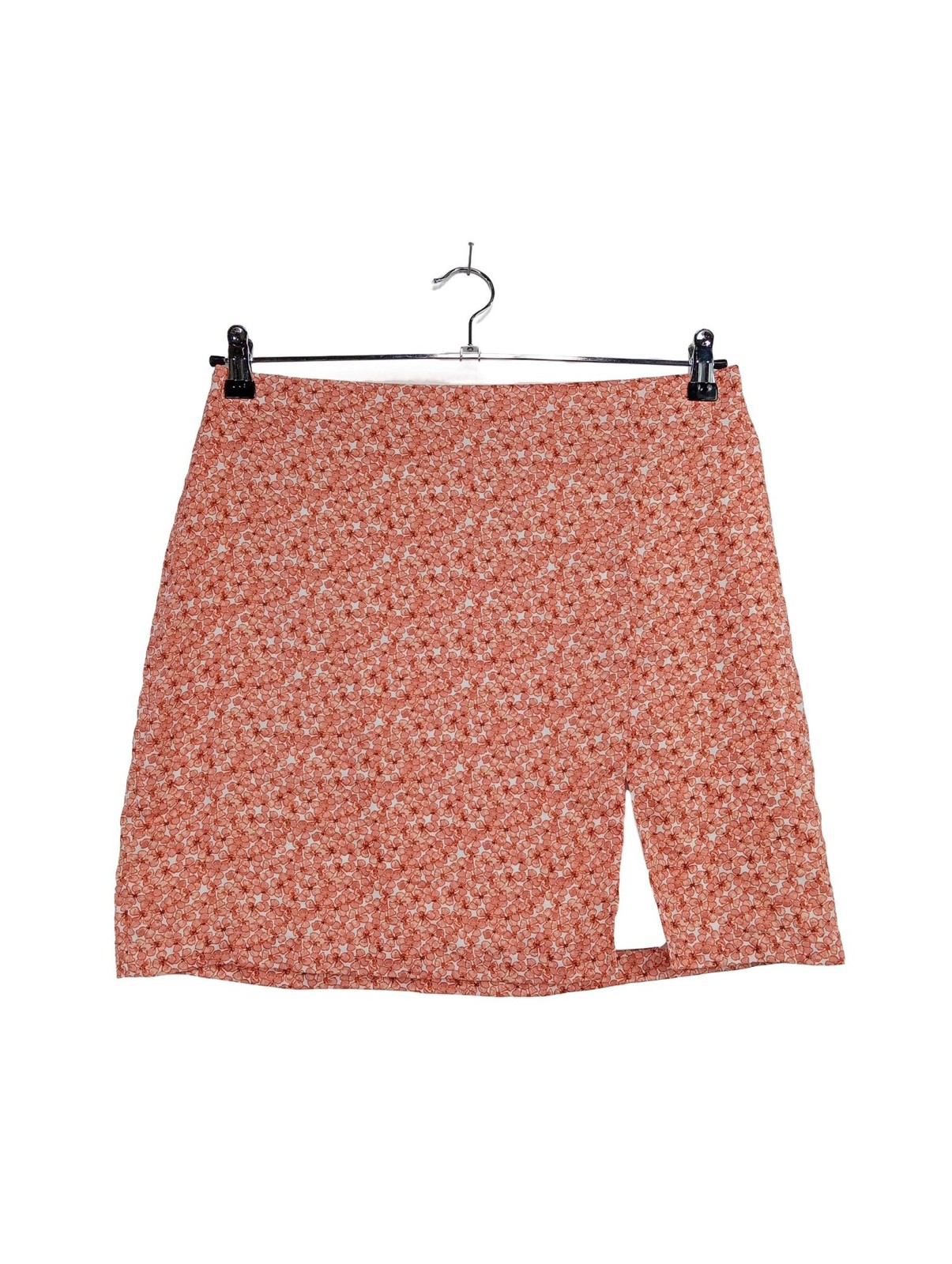 PAMELA X NA-KD Minifalda Mujeres Falda Talla EU 40 naranja claro-blanco-negro