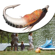 Realistic Nymph Scud Fly For Trout Fishing Artificial Insect Bait Lure Scud Worm