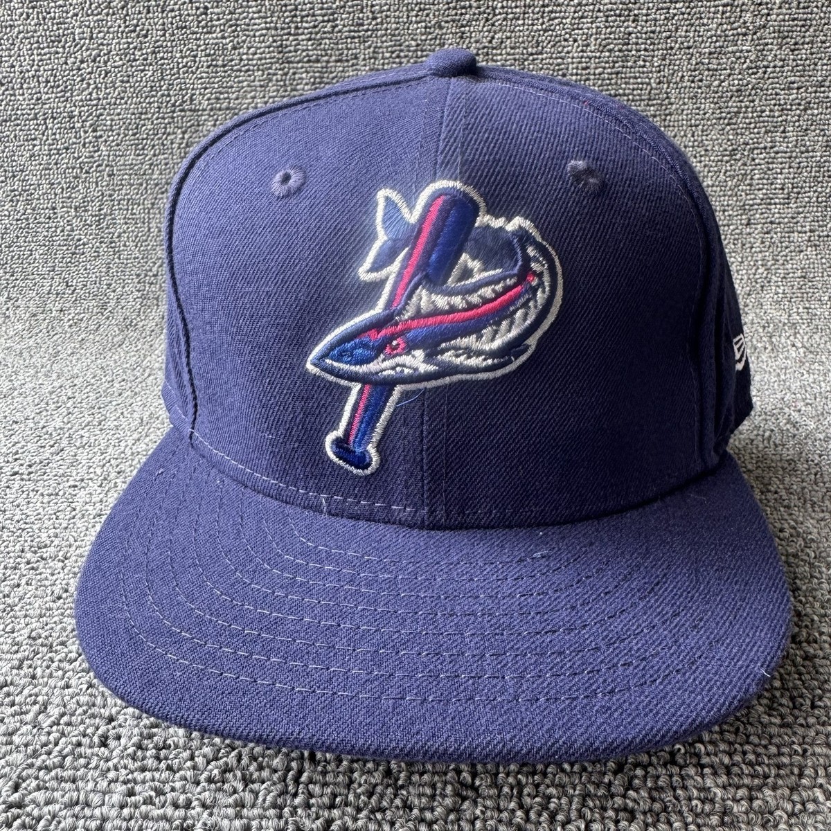 New Era Columbus Clippers 59FIFTY Fitted Navy 7 1 8 MiLB Hat
