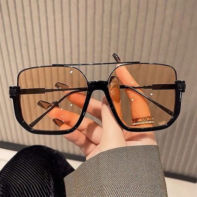 Vintage  Large Oversized for Men Women Trendy Lens Aviator Retro 70's Sunglasses