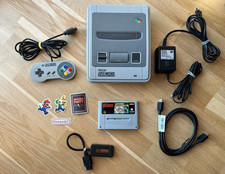 Super Nintendo Konsole SNES mit HDMI + 1 orig.Controller + Super Mario All-Stars