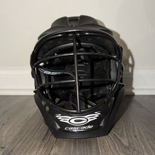 Cascade S Full Face Lacrosse Helmet Matte Bla...