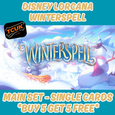 DISNEY LORCANA - WINTERSPELL - MAIN SET - SINGLE CARDS - *BUY 5 GET 5 FREE*