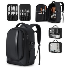 Chef Knife Backpack with Waterproof Pocket, 30 Pockets for Knives and Tools,...
