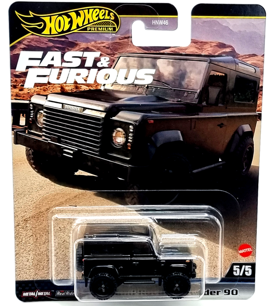 Hot Wheels Premium Auto Fast & Furious Car Land Rover Defender 90 5/5-image