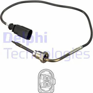 exhaust gas temperature sensor TS30178 DELPHI for AUDI A6 C6 A8 D3 A6 C6 Avant