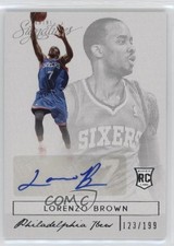 2013-14 Panini Signatures Rookie Signatures 123/199 Lorenzo Brown #10 Auto 1a07