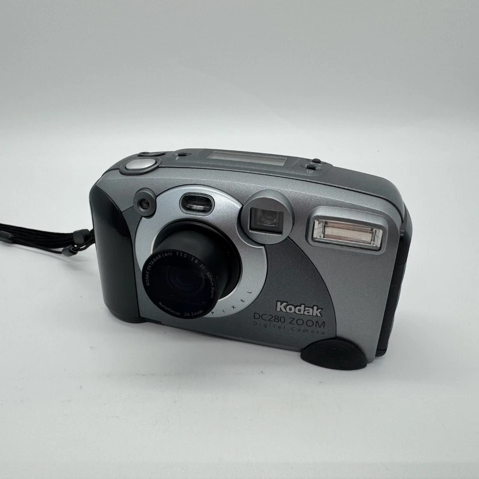 Kodak DC280 Zoom Digital Camera 2MP Vintage Point & Shoot w/ 32MB CF Card Tested - Image 2 of 4