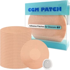 25Pack Adhesive Patches for G7, Premium Waterproof Flexible & Breathable Full Co