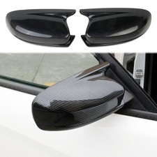 Crosselec Carbon Fiber Look Side Mirror Cover Trim for Dodge Charger 2011-2024