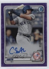 2020 Bowman Chrome Prospects Purple Refractor /250 Canaan Smith-Njigba Auto 0o3x