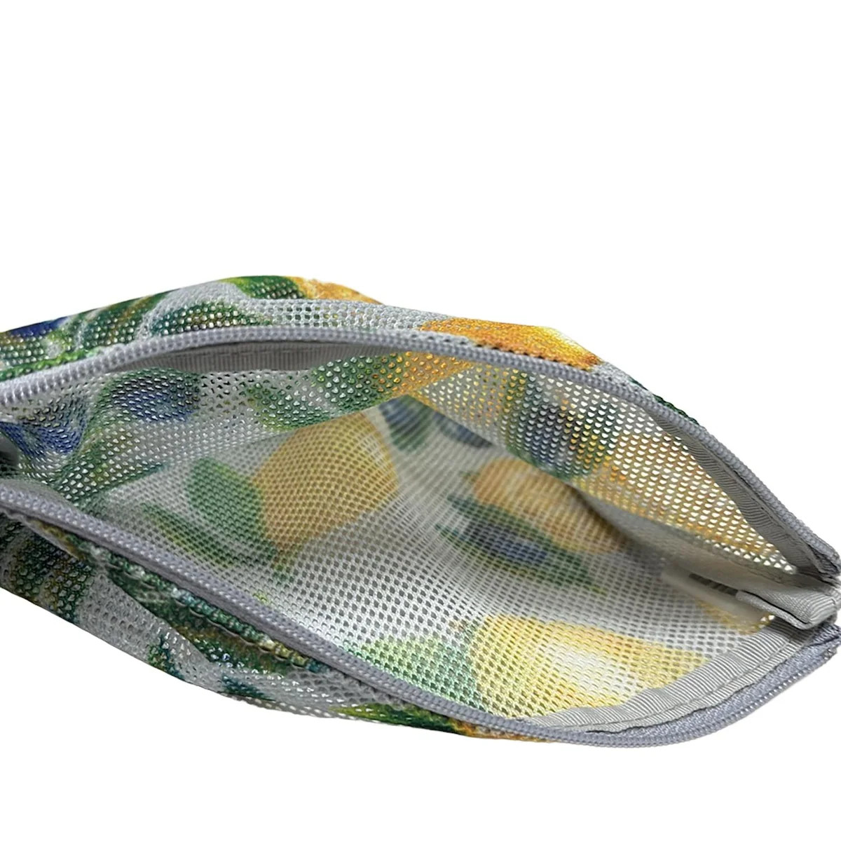 FEILER - Light gray Yellow Multi Polyester Pouch - image 4