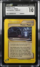 2003 Aquapolis Pokemon Power Plant CGC 10 139/147 on eBay