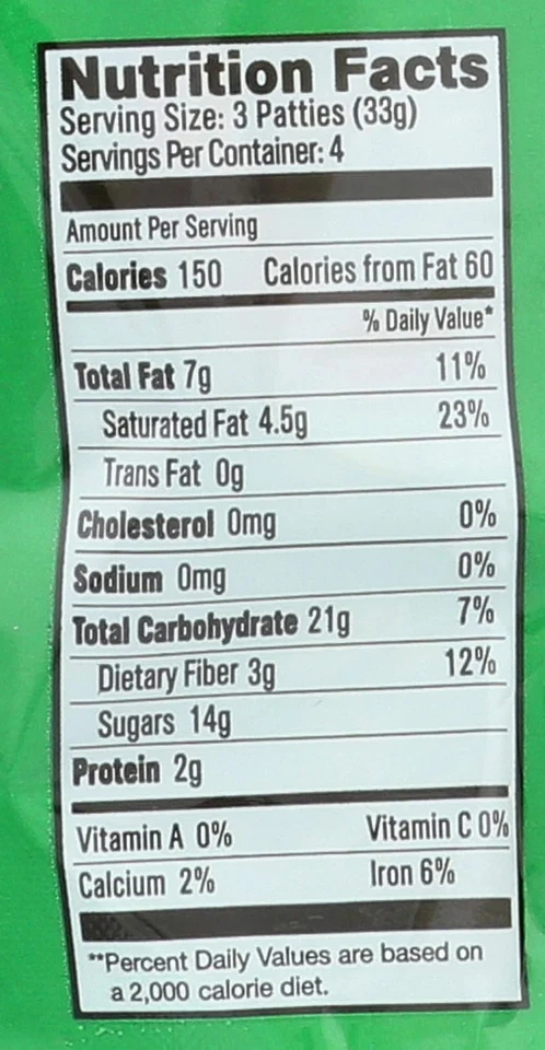 Hamburguesas Heavenly Organics chocolate menta miel 4,66 OZ (paquete de 1) Foto 3 de 4