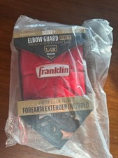 Franklin PRT Elbow Guard - Forearm Extender Included - RED - Baseball