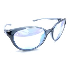 Nike NEW Essence M CT 8229 065 Clear Black Sunglasses Gray Lens 56-17 130 Italy