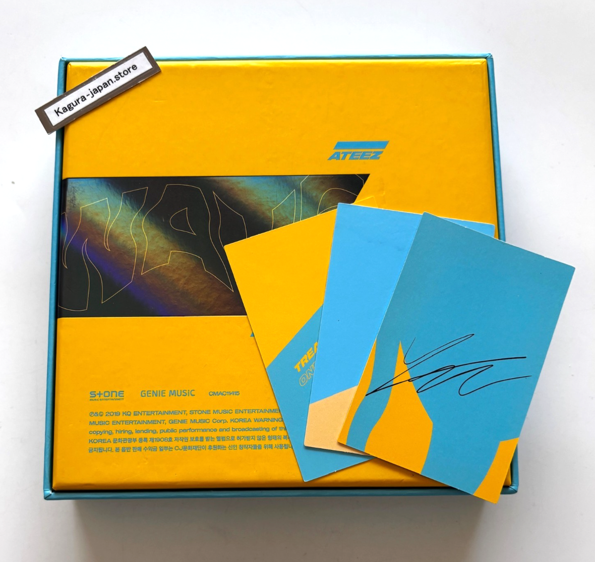 ATEEZ TREASURE EP.3 One To All Wave ver. CD + [YUNHO] JP Photocard