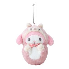 SANRIO mascot holder small forest animals My Melody stuffed toy keychain 00979