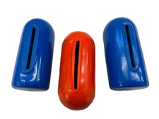 Set of 3 Coated Lead Bullet Weights 2 lbs for Weight Belt Scuba Diving Gear