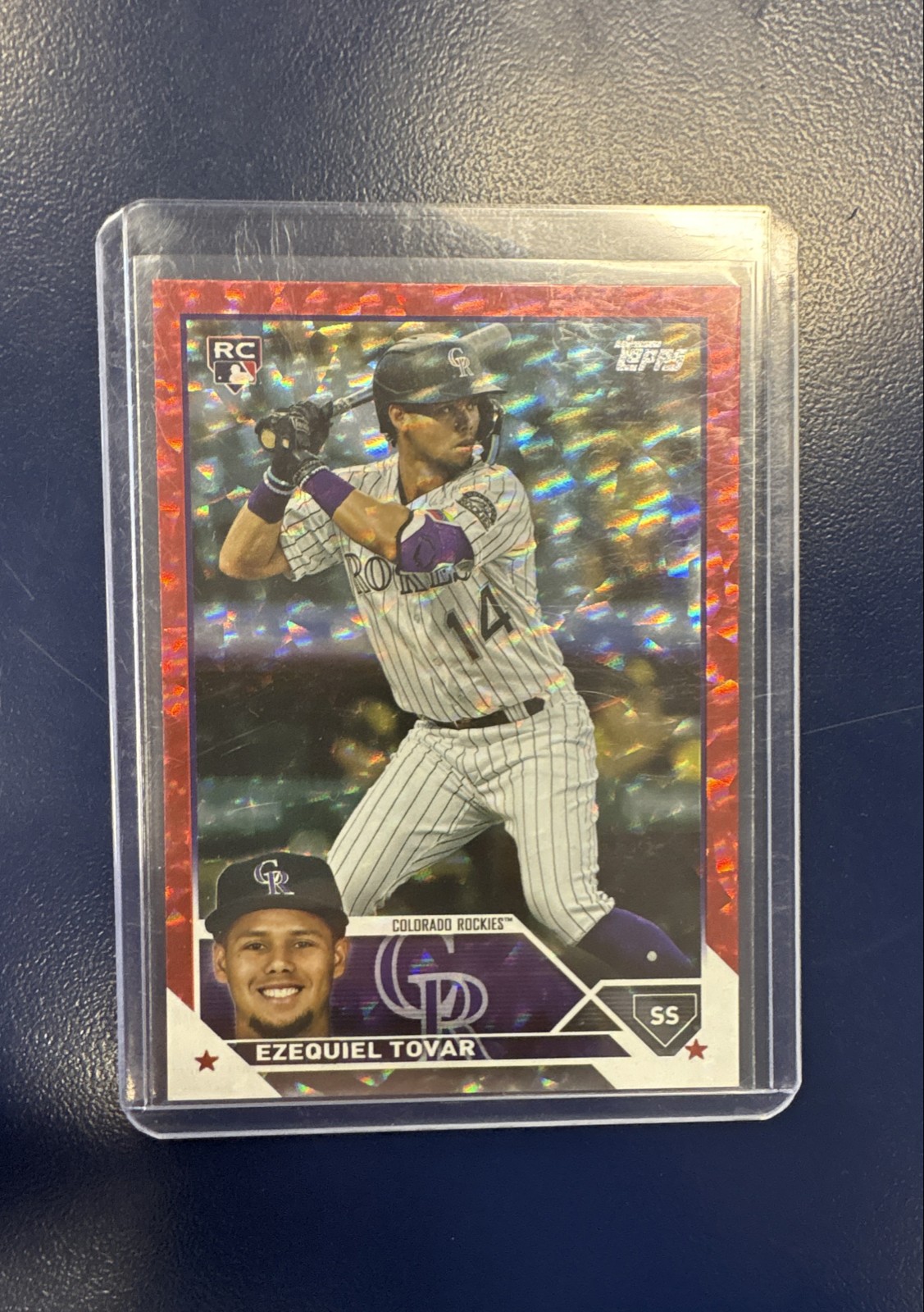 2023 Topps Series 2 - Ezequiel Tovar #651 Red Foil /199 (RC)