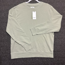 Goodfellow  Co Men's Pullover Long Sleeve Sweatshirt Green Large