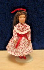 Dolls House Miniature Porcelain Daughter Girl Child Doll People Nursery LGW
