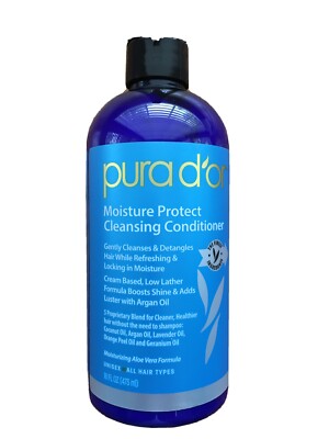 PURA D'OR Moisture Protect Cleansing Conditioner Treatment  Unisex - 16 Oz